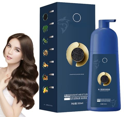 Shampoo tintura per capelli, 500 ml, tintura istantanea, cura dei capelli semipermanente, ingredienti naturali vegetali, colori per capelli, colori rapidi, colori per uomini e donne