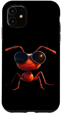 Fourmi des Bois Fourmi de Feu Insecte Petite Fourmi Douce Coque pour iPhone 11