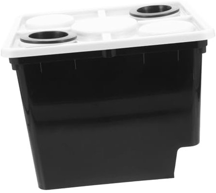 Abaodam Soilless Cultivation Barrel Durable Hydroponic Planting Bucket for Greenhouse Vegetables Flowers Practical Nursery Box with Lid Safe Plastic Material for Long Term Use