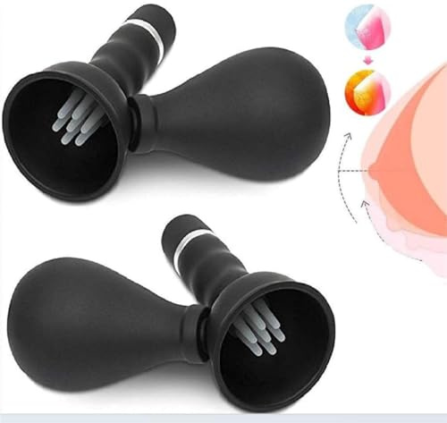 Black Vibratoers Toys Inverted Nipple Vibratoers Suckers Flat and Shy Nipples for Women, Toys Vibratoers Nipple Corrector Sucking Cups Breastfeeding Suction for Women TR5729C8