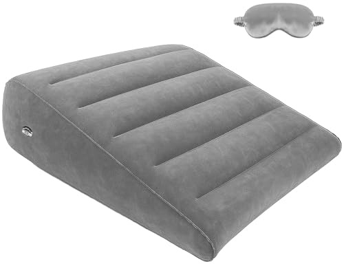 ProPillows Aufblasbares Keilkissen für Reisen & Reflux - Tragbares Matratzenkeil zum Schlafen, GERD & Anti Schnarchen, Beinhochlagerung, Kniestütze & Rückenstütze, Ideal für Hotel & Camping
