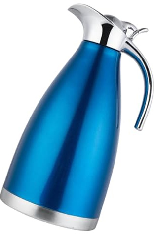 Mikikit Termo de Acero Inoxidable Jarra Térmica Elegante para Agua Caliente Aislamiento Vacío para Hogar