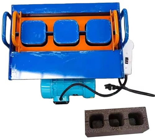 Handheld Electric Concrete Block Maker - Vibration Motor for Efficient DIY Construction - Produces 30 Bricks Per Hour for Small Projects