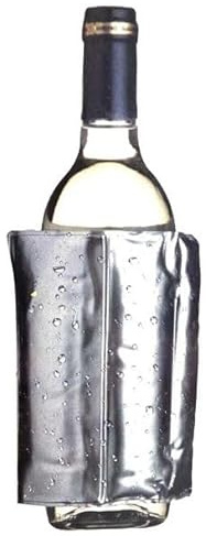 TRTO Wine Bottle Cooler Sleeve Slip On Cooling Sleeve Chiller Gel Pad No Ice Cool Bag Easy To Use
