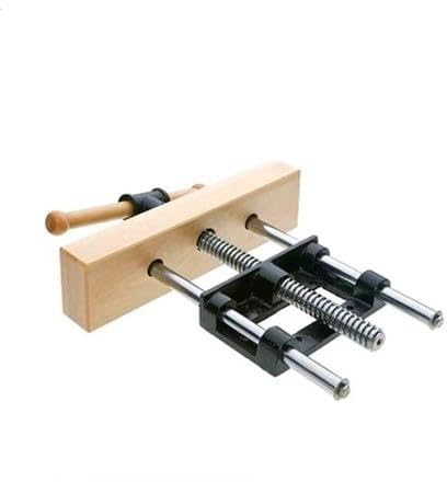 7 Schraubstock Holz Holzarbeiten Holzschraubstock Vorderzange Hobelbank Holzbearbeitungs-Metallspannzwinge, Elektrostatisch Beschichtet, 37 cm, Verstellbare Spannkraft, für DIY und Heimwerker