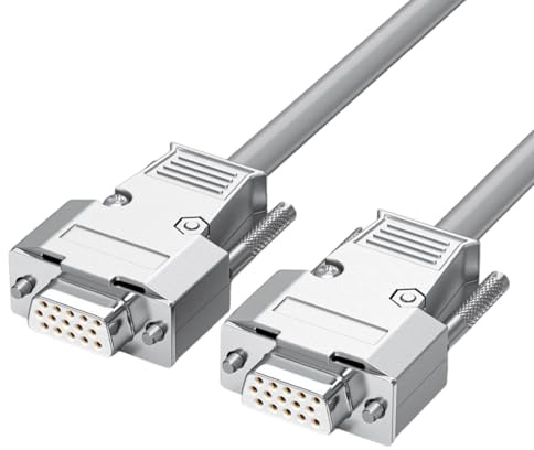 Industrial HDB15 Drag Chain Cable High Flexibility VGA Male/Female Cable for Automation Equipment Double Shielding