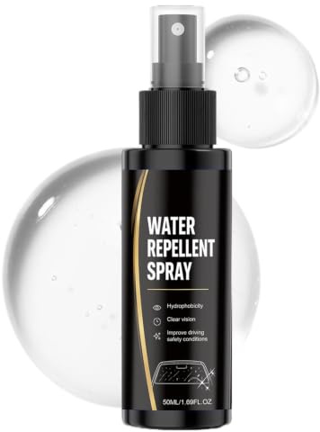 Anti-Beschlag-Spray für Windschutzscheiben - Regenfeste Beschlaghemmende Spiegelpflege - Beschichtungsmittel Autoglasreiniger - für Spiegel, Innen- und Außenbereich, Fenster, Duschkabinen, Marinefahrz