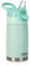 Nuby Thirsty Kids Flip-It Reflex Reisebecher, Edelstahl, 284 ml, Aqua, Minze