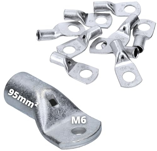 Cembre 10x A19-M6 Capocorda 95 mm2 M6 in Rame Stagnato Non Isolato
