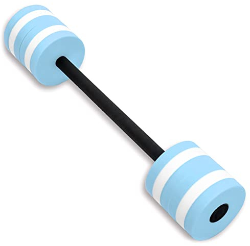 Trademark Innovations 30 Aqua Fitness Swim Bar with Padded Grip (Light Blue)