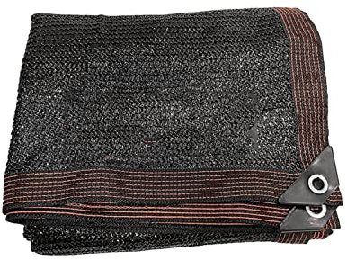 whalebee Sonnensegel Für Outdoor Garden Lawn Sonnenschutz, Schwarz Terassenüberdachung Tarp Sonnenschutz 85%, Sonne Schatten Segel Sonnenschutz Windschutz UV-Schutz, Sun Segel with 5m Seile