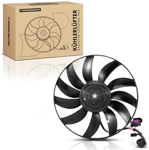 Frankberg Kühlerlüfter Ventilator Motorkühlung | Kompatibel mit A3 8P1 8P7 2003-2013 Golf V 1K1 1K5 2003-2009 Golf VI 5K1 AJ5 2008-2013 Replace# 1K0959455CP