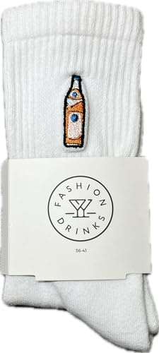 Fashion Drinks Crew Socks Damen & Herren aus Bio Baumwolle im Mate Design (36-41)
