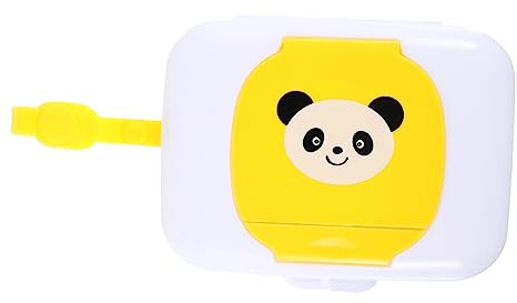 STOBAZA 1 Caja Caja De Pañuelos Húmedos Estuche De Toallitas Húmedas Cochecitos De Viaje Pañales Infantiles Bolsa De Toallitas Caja De Pañuelos Aire Plastico PP Llevar Viajar Servilletero