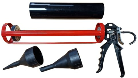 PTI Pro Point Mortar Gun, Caulking Gun, Cement Caulking Pump, Mortar Pointing Tool Grouting Gun Sprayer Applicator Tool for Cement