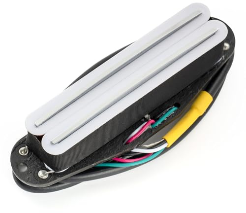 Musiclily Pro ST-DPHA Alnico 5 Humbucker Single Coil Format 13,2K Weißer