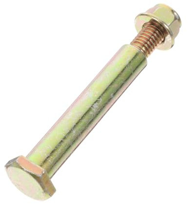 Milisten 193406 Lawnmower Wheel Bolt and Locking Nut Set, Steel Shoulder Bolt for Lawn Mower and Grass Trimmer Wheel Accessories, Compatible 532193406 137644 184219