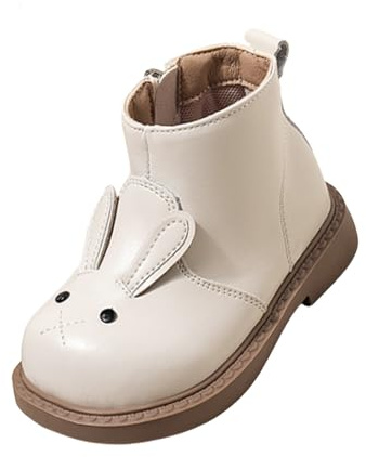 Stivali da neve 32 Girls And Boys Children's Casual Shoes Mesh Soft Sole Breathable Sports Short Boots Bambini Scarpe invernali Stivaletti Ragazzi, bianco, 23 EU