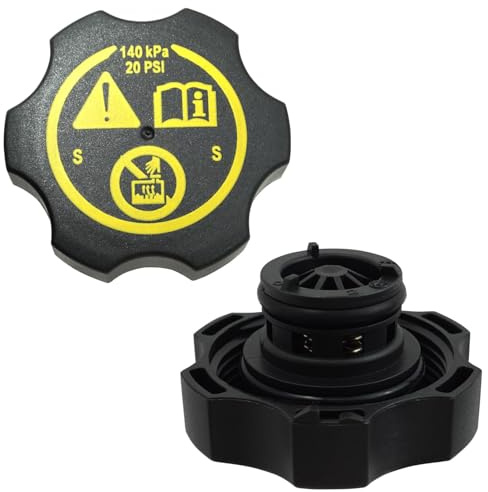 Coolant Tank Cap Cover Lid Radiator Expansion Water Tank Cap Chevrolet | Compatible with 13598760 13502353 1305248 for Vauxhall Opel Astra J/K Corsa D/E Insignia A/B Mokka X Zafira B/Tourer C