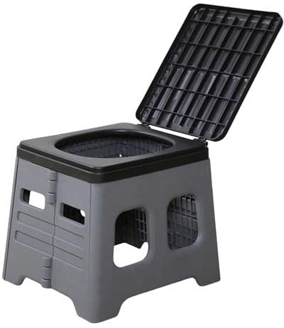 Portable Toilet Seat, Folding Toilet, Light Weight Truck, Portable Travel for Camping, Travel & Emergencies