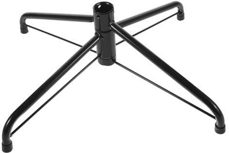 BESTonZON Support pour Sapin De Noël Artificiel en Fer Peint, Petit Cadre Stable De 45 Cm, Support Métallique Robuste pour Base De Sapin Artificiel, pour Décoration De Fête