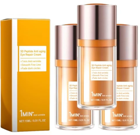 Die 5D Peptide Anti-Falten Augencreme ist eine Peptid-Anti-Aging-Augencreme. Sie glättet feine Linien und spendet intensiv Feuchtigkeit. Sie ist für alle Hauttypen geeignet.