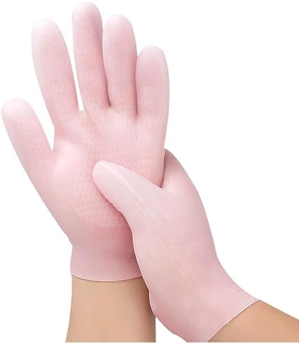 Handfuktande handskar - halkfria handskar, tvättbara, fuktgivande | återanvändbara för händer | fuktighetskräm för händer för nattsömn med s-effekt