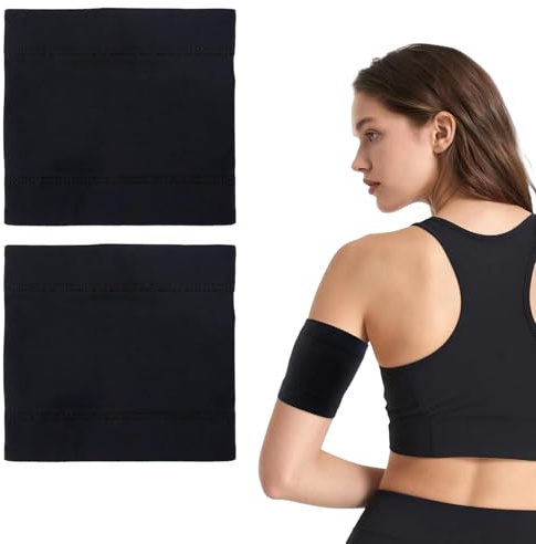KSJEHW 2 Pezzi Fascia Braccio Protezione Sensore Glicemia (Taglia L), Fascia per Diabete Compatibile con e Monitoraggio Continuo Glucosio, Fascia Elastica Traspirante per Sport