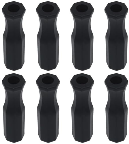 TUXCAXI Maniglie di ricambio per biliardino leggero, nere, da 118 mm, maniglie di qualità, esperienza di gioco piacevole, possibilità di vincere facilmente! Aste da biliardino