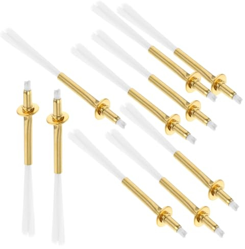 YARNOW Mèches Polyvalentes et Remplaçables Lot de 10 en Alliage et Fibre pour Lampe à Huile pour Lampe à Pétrole et Brûleur à Alcool, Projet DIY ou Expérience