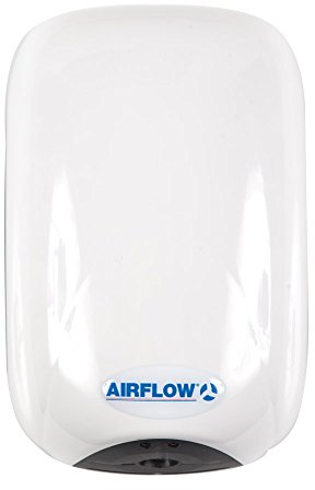 Airflow Mini Hand Dryer – White | Ultra-Slim (<10 cm Depth), Automatic Sensor, Fast 20s Drying, 900W (400W Motor + 500W Heater), Air Speed 200 km/h, IP23 Rated, 3-Year Warranty