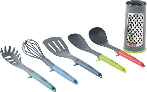 Outwell Adana 5 Utensil Set Multi Colour Camping Accessories Unisex Adult, Grey, Standard