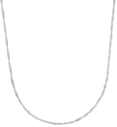 Amor Collier 925 Sterling Silber Damen Halsschmuck, 45 cm, Silber, Kommt in Schmuck Geschenk Box, 9419586