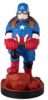 Cableguys Marvel Captain America Controller Halter & Handy Ständer - Gaming Zubehör für Zimmer und Schreibtisch-Setup, Ständer Kompatibel mit Xbox-, PlayStation- & den meisten Standard-Controllern