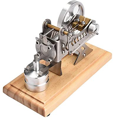 Raguso Heiß, Ganzmetall, Luft, Metall, Motor, Stromerzeuger, LED, Luft, Stirling, lustig, Spielzeug, Generator, tägliche Notwendigkeiten