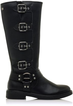 MTNG Stivali piatti Donna Stivali piatti BRUNA 59562 Donna | Stivali piatti casual | Chiusura con zip, Nero , 39 EU