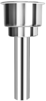316 Stainless Steel Boat Cup Holder,Portable Cup Holder,90 Degree Outrigger Cup Holder,Flush Mount Resistant Cup Insert,Stainless Steel Mount Outrigger Rod(Cannot be used as Fishing Rod Bracket)