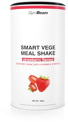 GymBeam Smart Vege Meal Shake 500g - Frullato Vegetale Salutare con Alto Contenuto di Proteine, Povero di Zuccheri, Ricco di Vitamine e Minerali, Pasto Sostitutivo per il Benessere di Ossa e Capelli