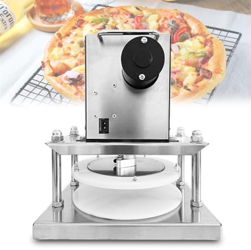 Electric Pizza Dough Press Machine, Stainless Steel Pizza Press, Tortilla Press with Toggle Switch, for Pizza, Pies, Tortillas, Pastries