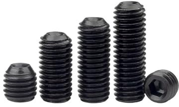 2/50 Stück M3 M4 M5 M6 M7 M8 M10 M12 Feingewinde Schwarz 12,9 Stahl Innensechskant Innensechskant Innensechskant Madenschraube Madenschraube (Size : 10pcs M10x1x10)