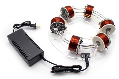 DIY Elektromagnetisches Zyklotron, Kreisbeschleuniger mit 6 Spulen, Wissenschaftliche Experimentierausrüstung, Modell Für Physik-Lehrmittel