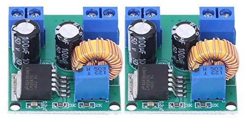 2 pezzi convertitore elevatore modulo boost regolabile DC-DC Tensione variabile da 3~35 V a 4~40 V, componenti elettronici