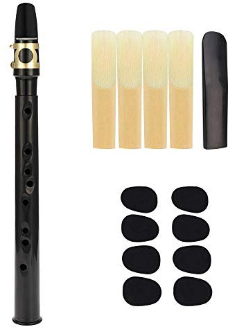 Funien Pocket Sax Mini Tragbares Saxophon Kleines Saxophon mit Tragetasche Holzblasinstrument