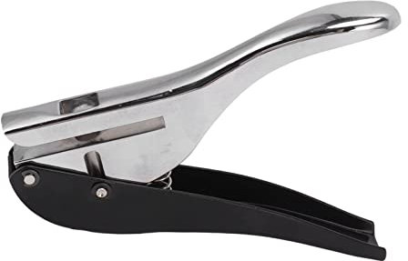 Professioneller Loch Puncher - 8mm Stahlverstellbares Loch -Loch -Punch -Werkzeug für ID -Karten, PVC -Karten, Dünn (8-mm-/0,3-Zoll-Dichthaut-Stanzzange, 2,8 x)