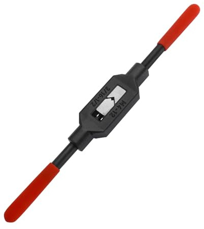 Gasea Adjustable Tap Wrench Handle Screw Thread Tap Holder Reamer Hand Tapping Wrench Tool for M4-M12 & 3/16’’-1/2’’ Taps