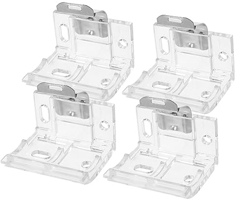 FUTUREORYY 4piezas Soportes para Persianas Venecianas Sin Cable Clips Metálicos Accesorios De Soporte para Persianas Uso Ventanas De Dormitorio