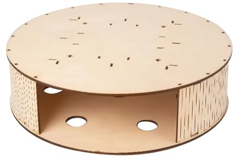 Flkiglm Katzenjagdspielzeug,Massivholz Bewegungsspiel Labyrinth Jagdbox - Haustierbedarf, Katzenspielzeug Für Bewegung Und Intelligenz Zuhause Balkon Garten