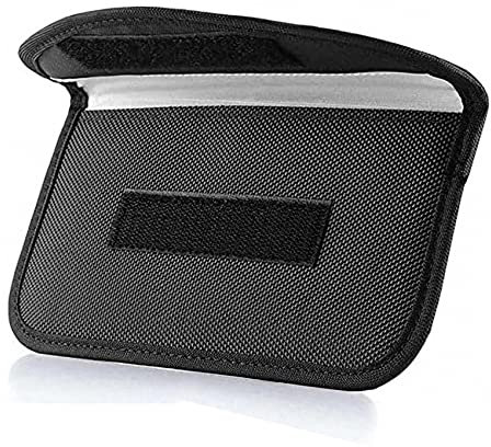 ONEVER 2 Stück Tasche mit Signalblockierungsfunktion, Abschirmung von GPS und RFID, Faraday-Tasche, Hülle für Handy, Autoschlüssel, Schlüsselanhänger Daten- und Persönlichkeitsschutz