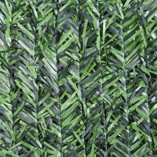 BONERVA | Seto artificial decorativo con 30 Varillas por metro para patios, balcones, vallas y jardines| Medida 2 x 3 Metros | 85% Ocultación | Fácil instalación, sin mantenimiento, anti UV.