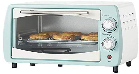 10L Mini Four Température Réglable 0-230℃ et Minuterie 60 Minutes Contrôle Indépendant de la Température Cuisson Ménage Four Électrique Cuisson Gâteau et Pain Multifonction Automatique avec Accessoi